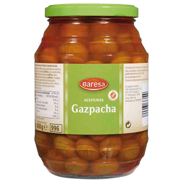 Aceitunas gazpacha