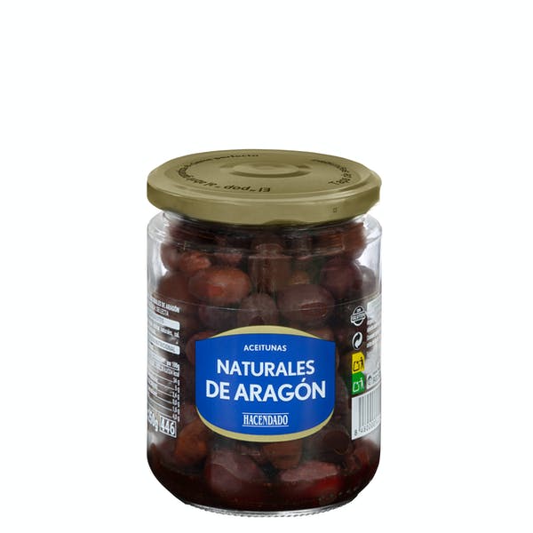 Aceitunas negras naturales de Aragón