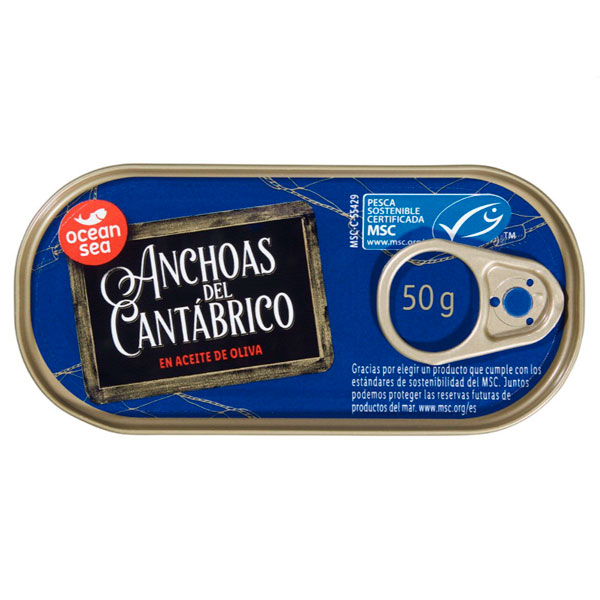 Anchoas cantábrico en aceite de oliva