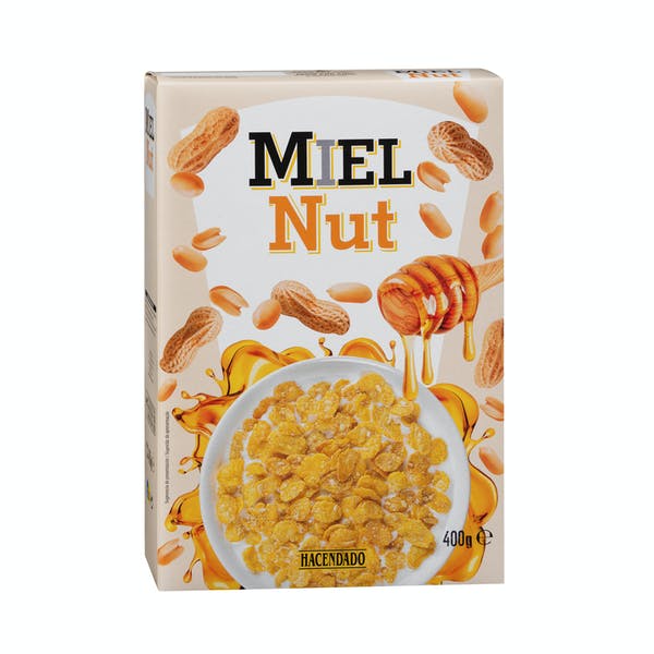 Cereales copos de maíz Miel