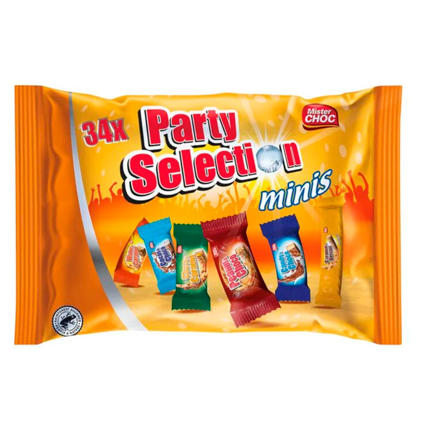 Chocolatinas party selection