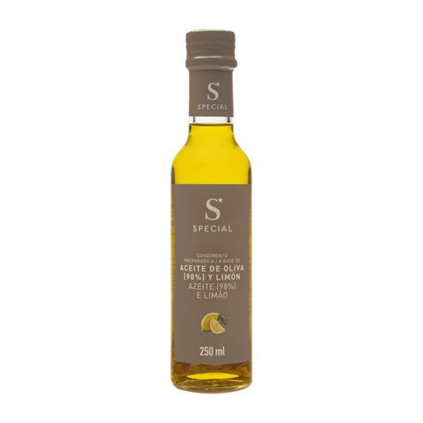 Condimento de aceite de oliva y limón