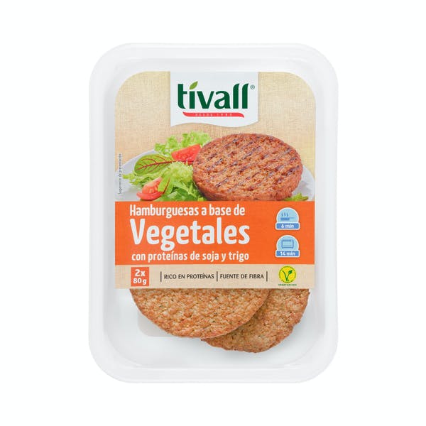 hamburguesas vegetales tivall mercadona