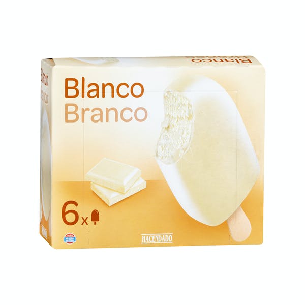 Helado blanco