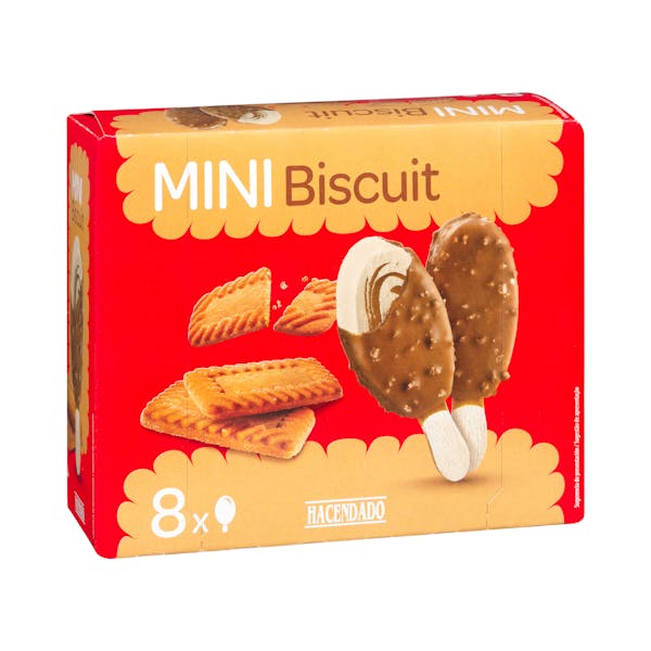 Helado mini bombón biscuit
