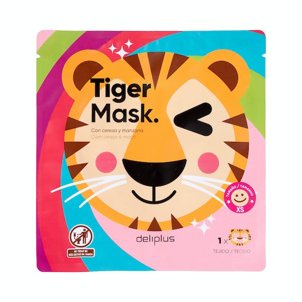 Mascarilla facial infantil Tiger Mask