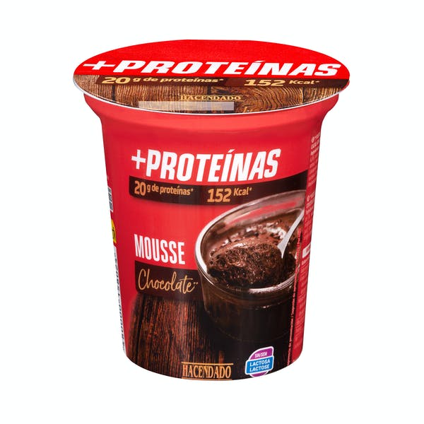 Mousse + proteínas chocolate