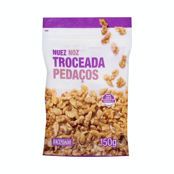 Nuez natural troceada