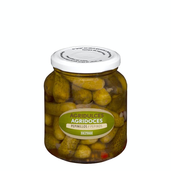 Pepinillos agridulces