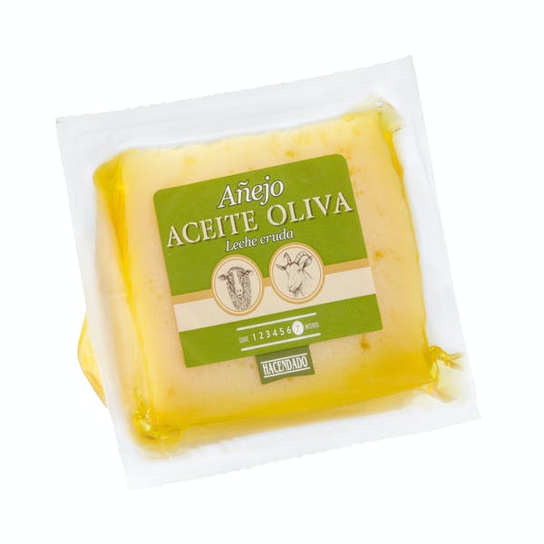 Queso añejo con aceite de oliva