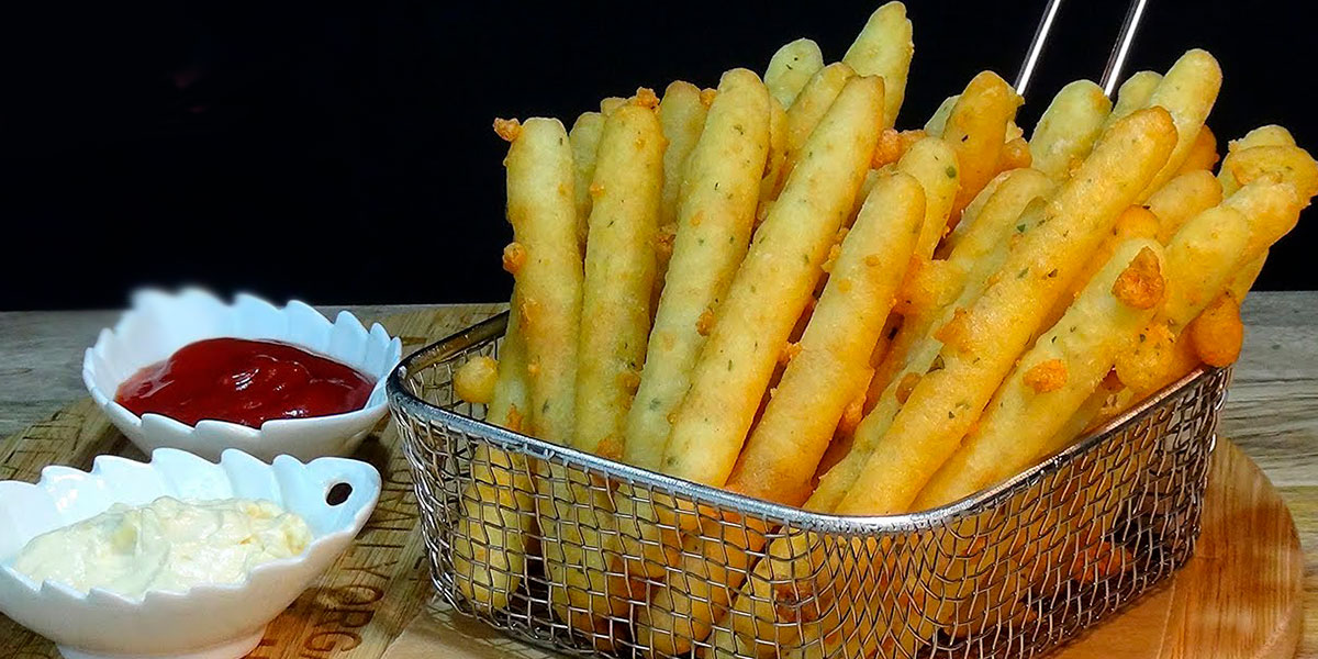 Palitos de patata y queso