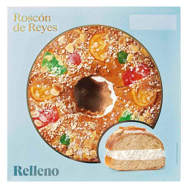 Roscón de Reyes relleno
