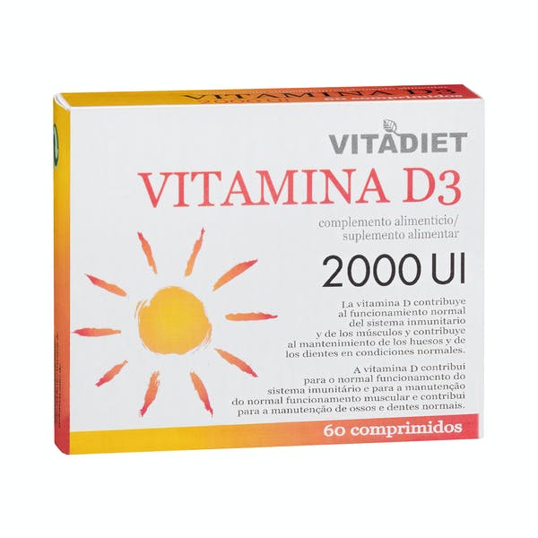 Comprimidos Vitamina D3 2000 ui